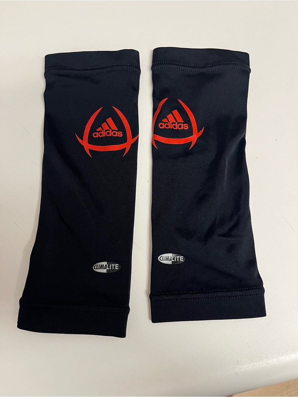 adidas Black and Red elbow Compression Arm Sleeves